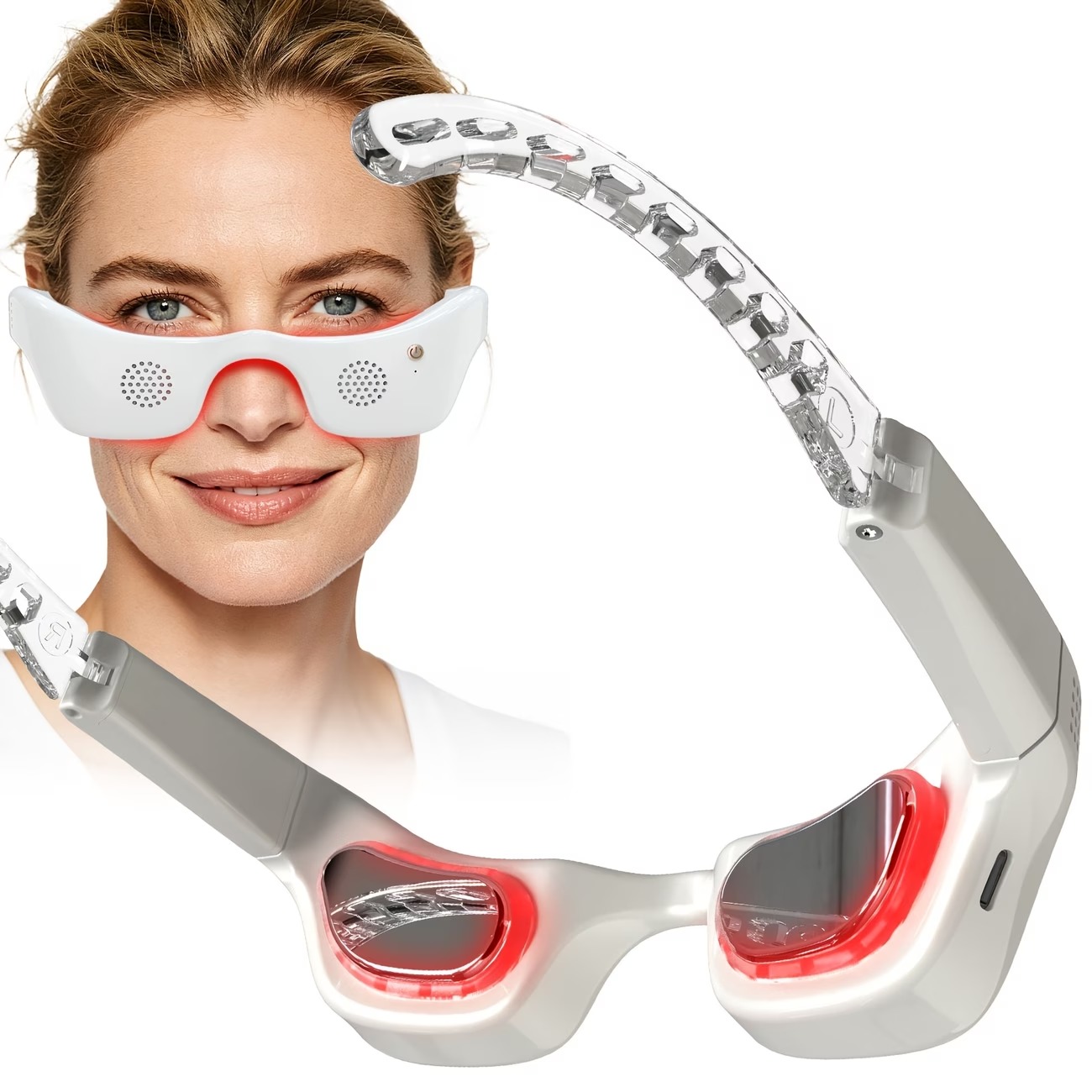 Rechargeable Eye Massager Glasses