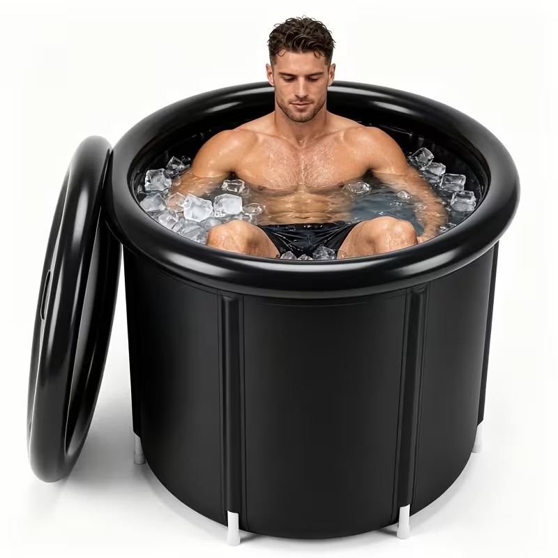 Portable Ice Bath Tub with Cover
